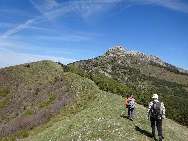 Le serre de la Chabanne, avec Aujour au fond