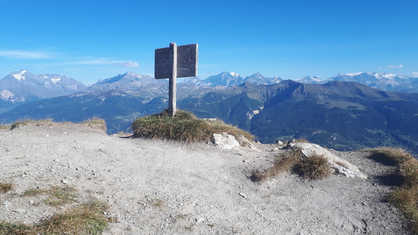 Le sommet et la Vanoise