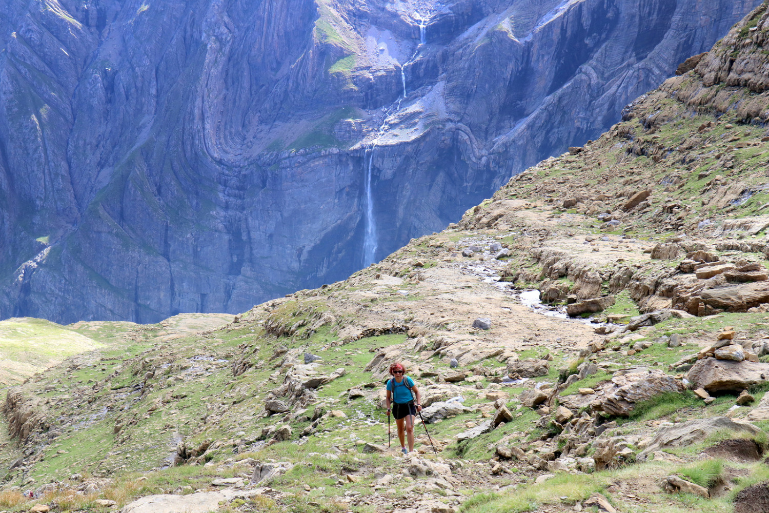 Le Taillon depuis Gavarnie par l'Echelle des Sarradets