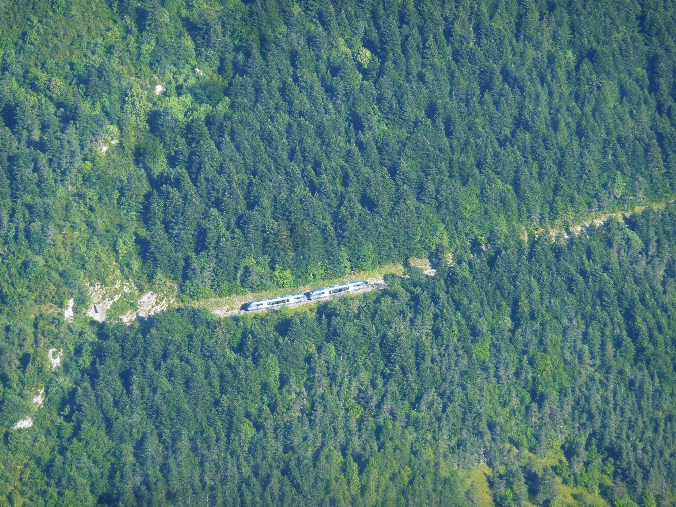 Le train du col de la Croix haute