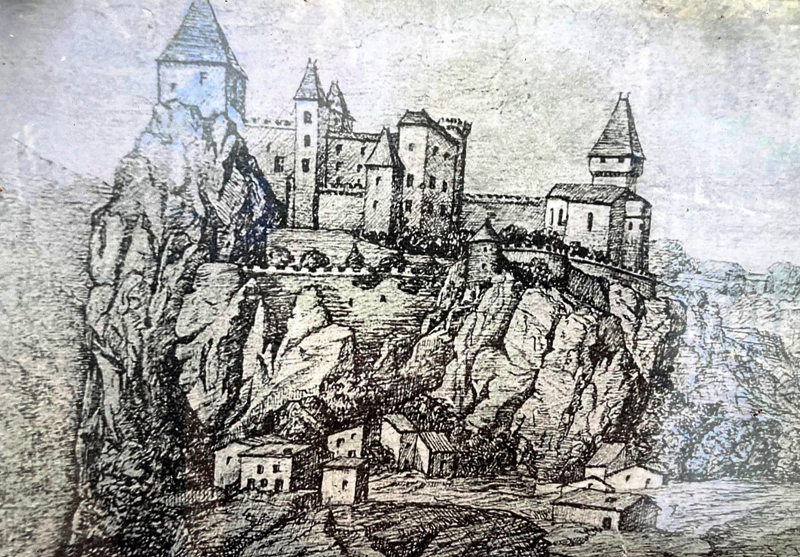 Le château de Cornillon au Moyen Age