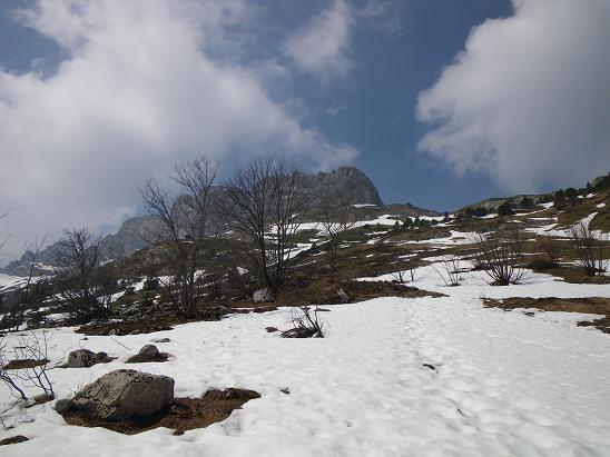 le col en vue