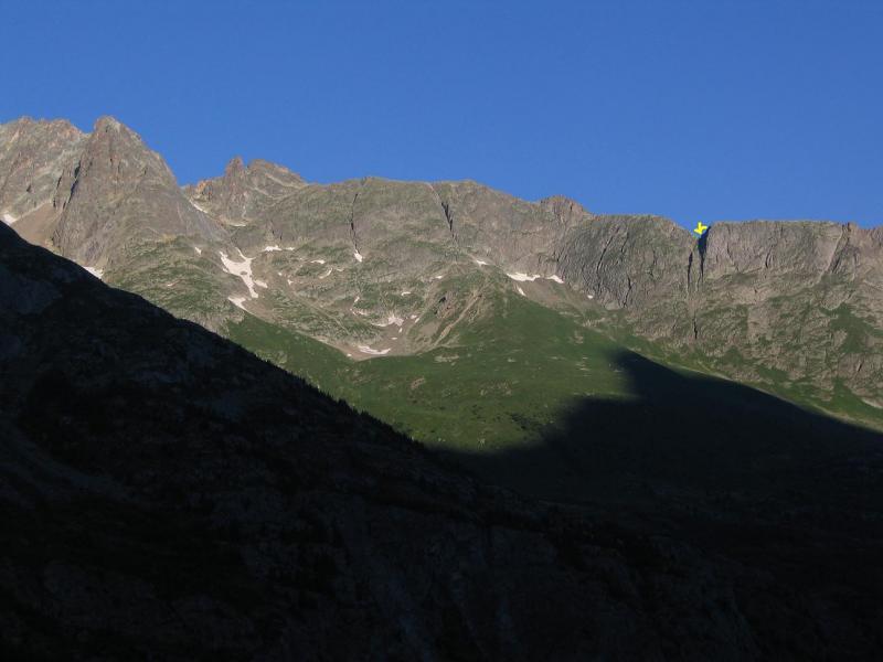 le couloir de descente
