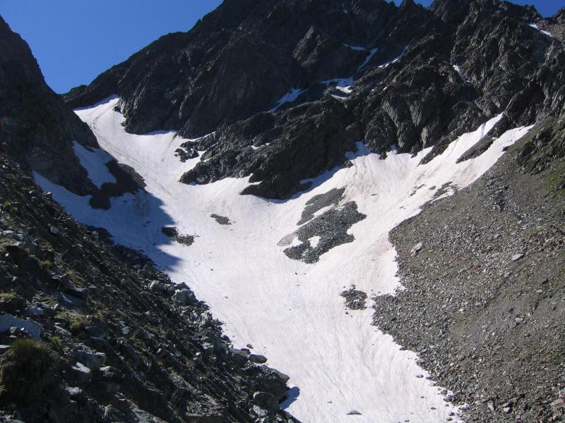 le couloir glacier d'Arguille