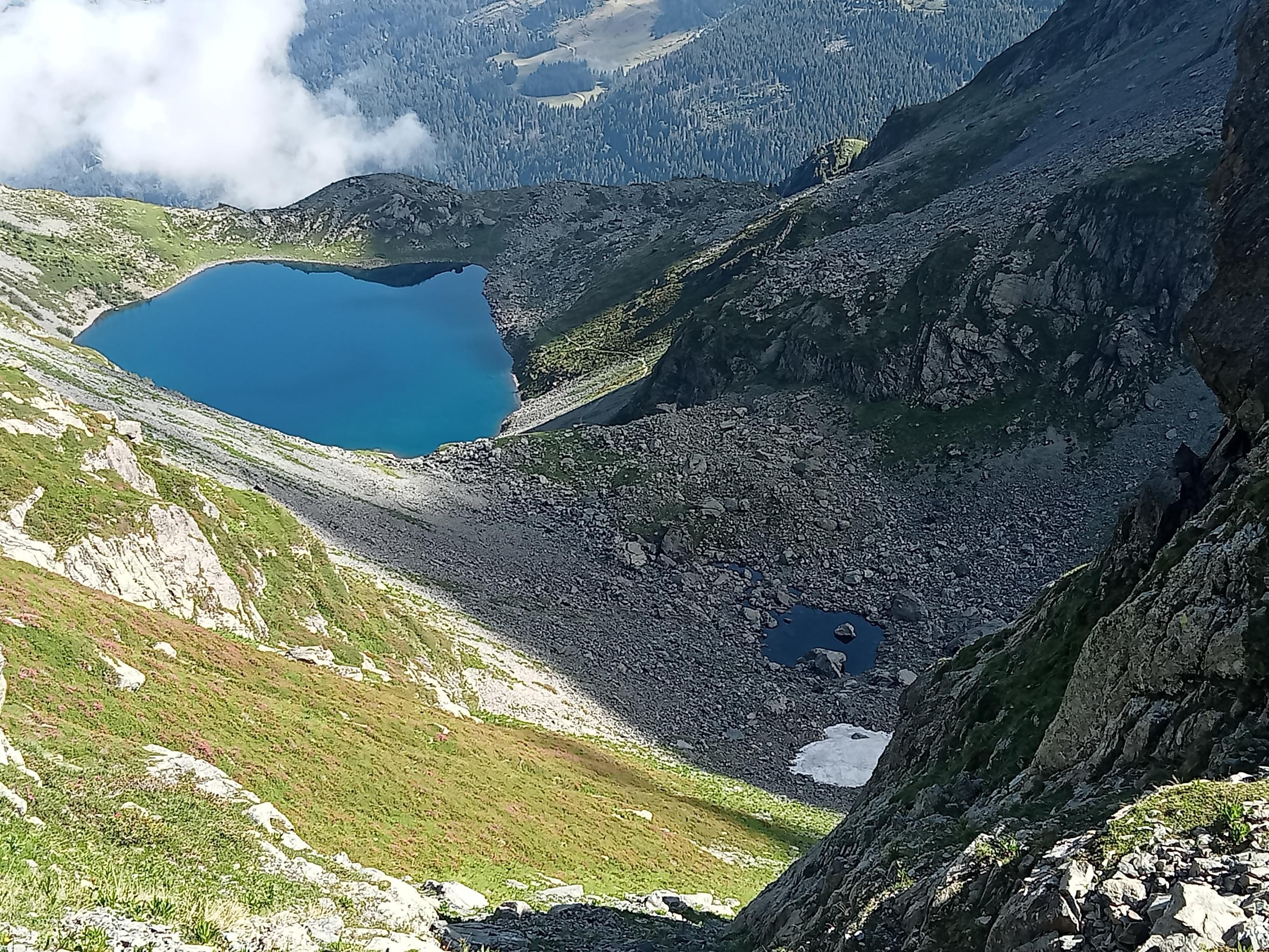Le Lac de Crop et le Lac Bleu