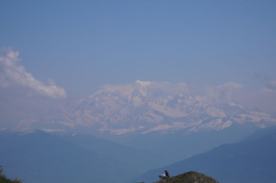 le mont blanc depuis le sommet