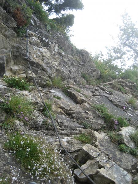 le passage délicat et aérien du parcourt