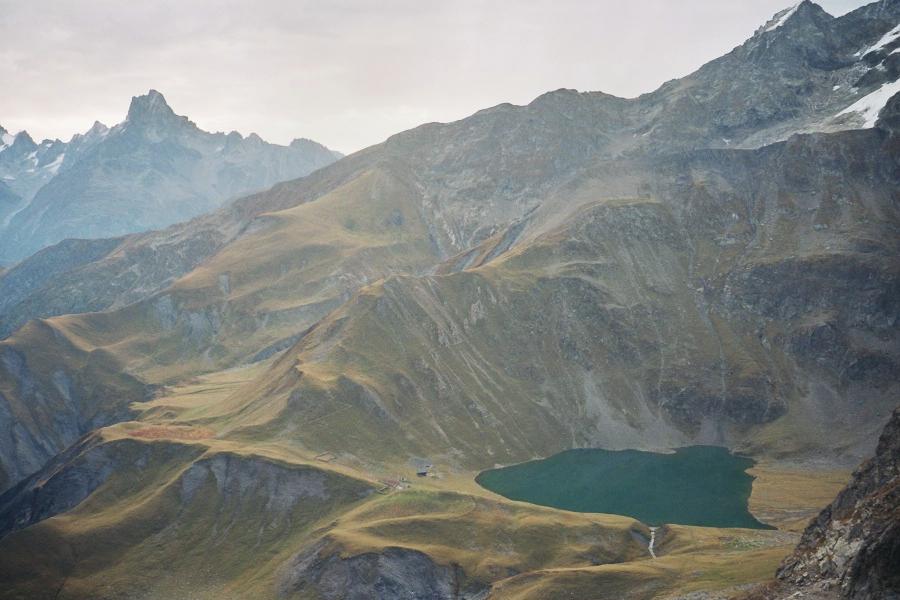 le refuge et son lac