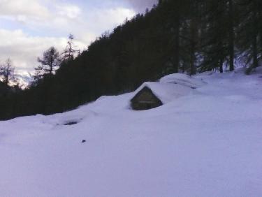 les "Meringues" sur l&apos;ancienne cabane de la Selle