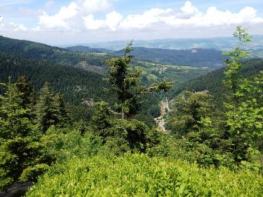 Les Scies depuis le rocher des Cassons