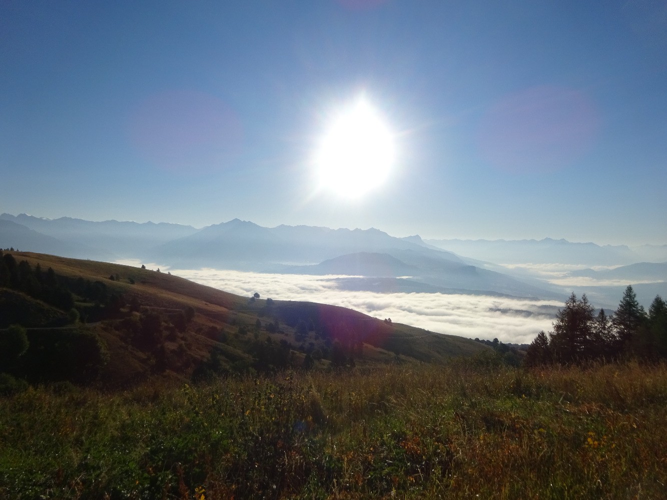 Lever de soleil au col de Gleize