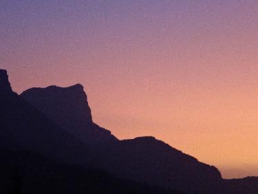 lever de soleil sur la Dent