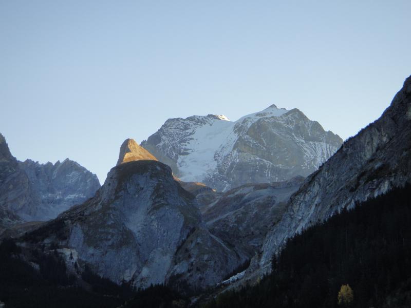 lever de soleil sur l' Aiguille de la Vanoise