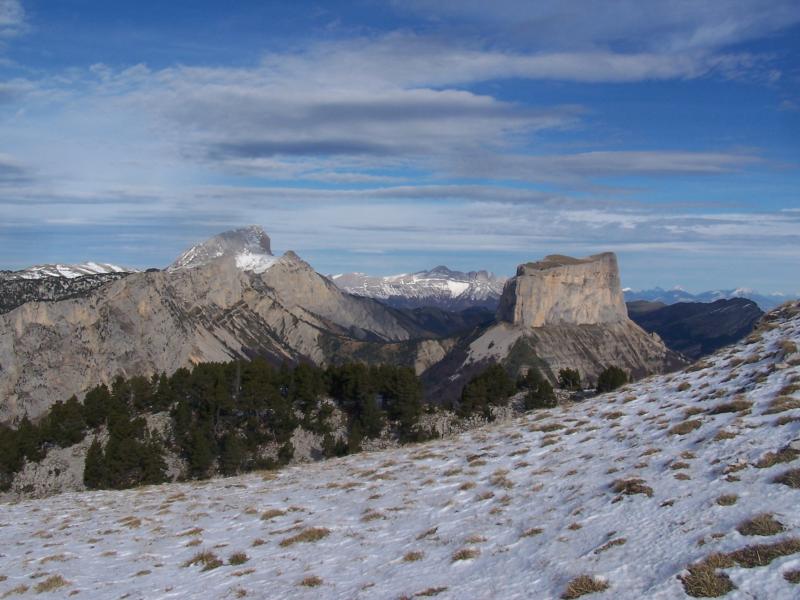 Grand Veymont et Mont Aiguille