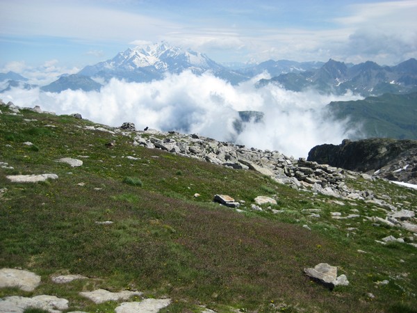 Mont-Blanc, couvert aujourd'hui!