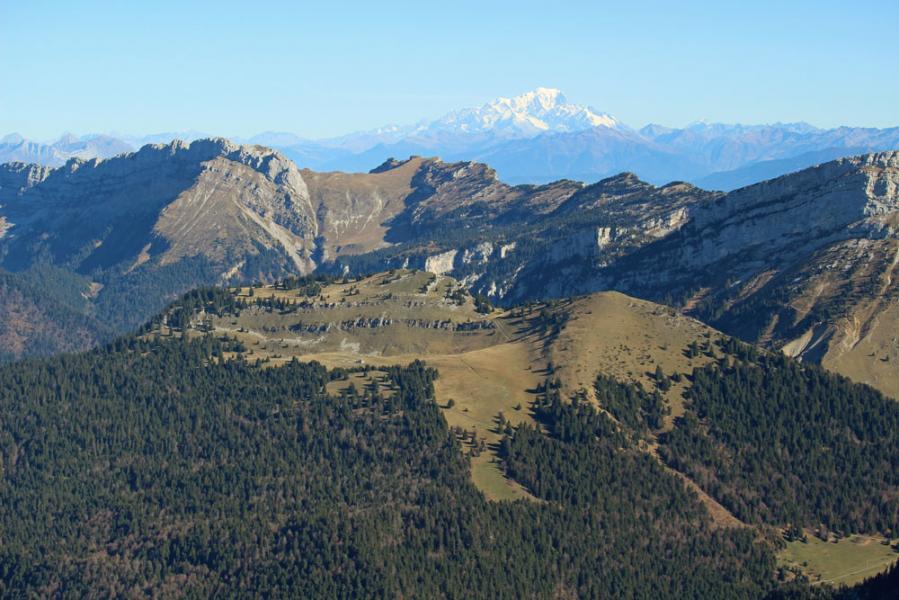 Mont Blanc depuis Chamechaude