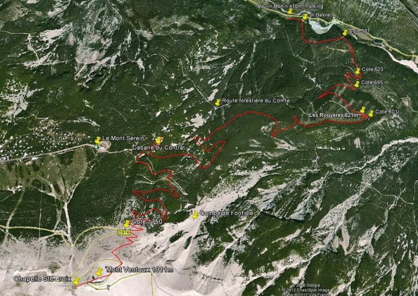 Mont Ventoux versant nord