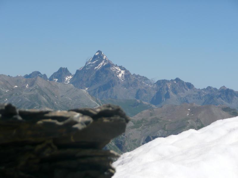 Mont Viso vu de Roche Blanche (Ubaye)