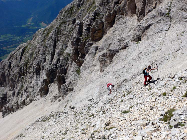 Montée à la tête de la Cavale