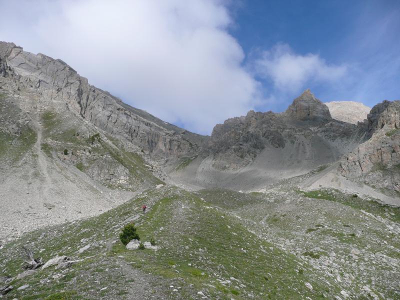 Montée au Pas du Curé 2783 m Queyras