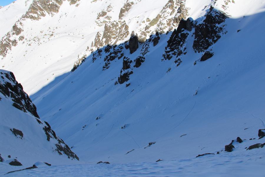 Montée au col de la Croix