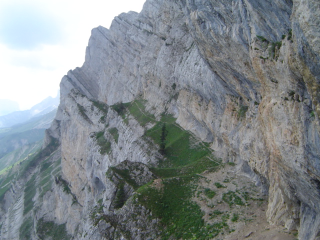 Montée au pas de Serre-Brion - La vire