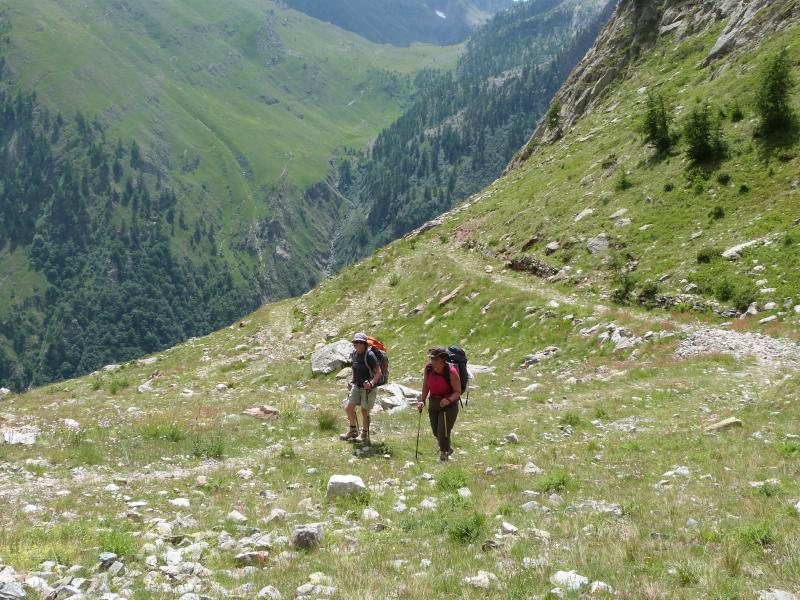 Montée du colle di STAU