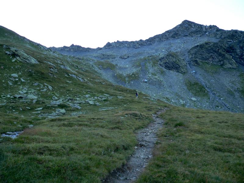 Montée matinale au col du Mont