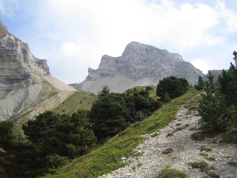 Montée vers le col de Corps
