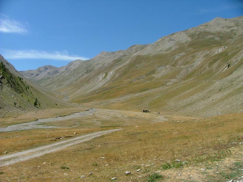 Montée vers le tunnel coté Ubaye