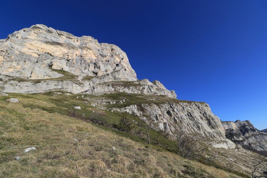 Montée dre dans le pentu