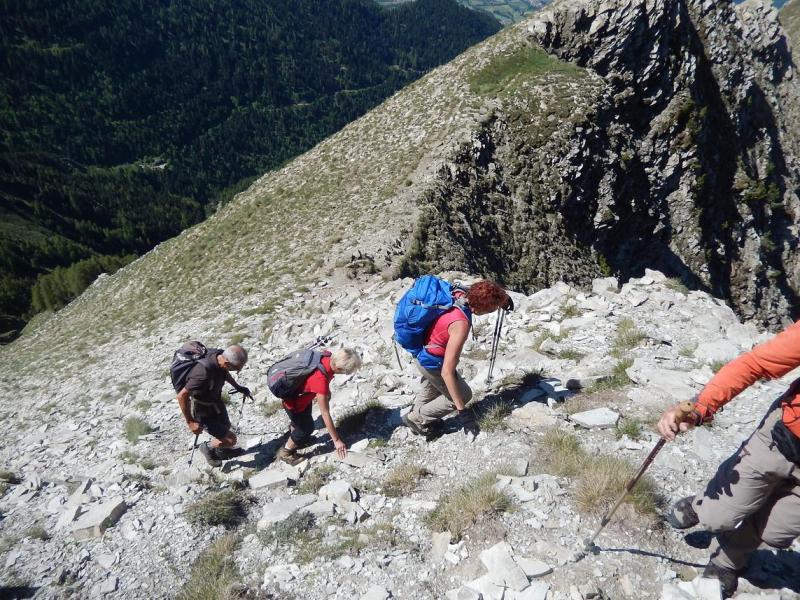 Montée à l'Aiguille