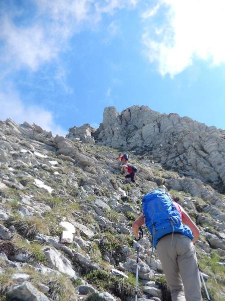 Montée à l'Aiguille