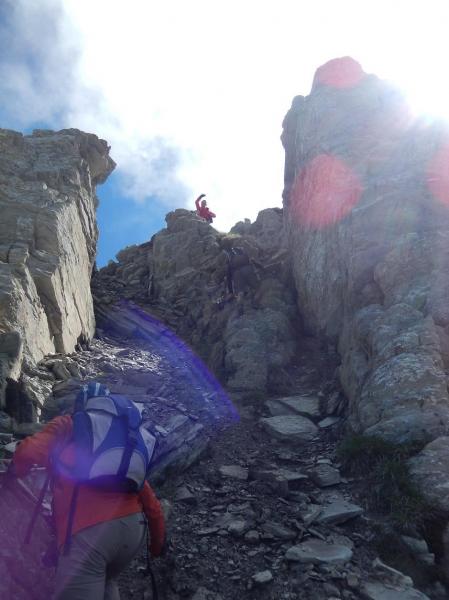Montée à l'Aiguille