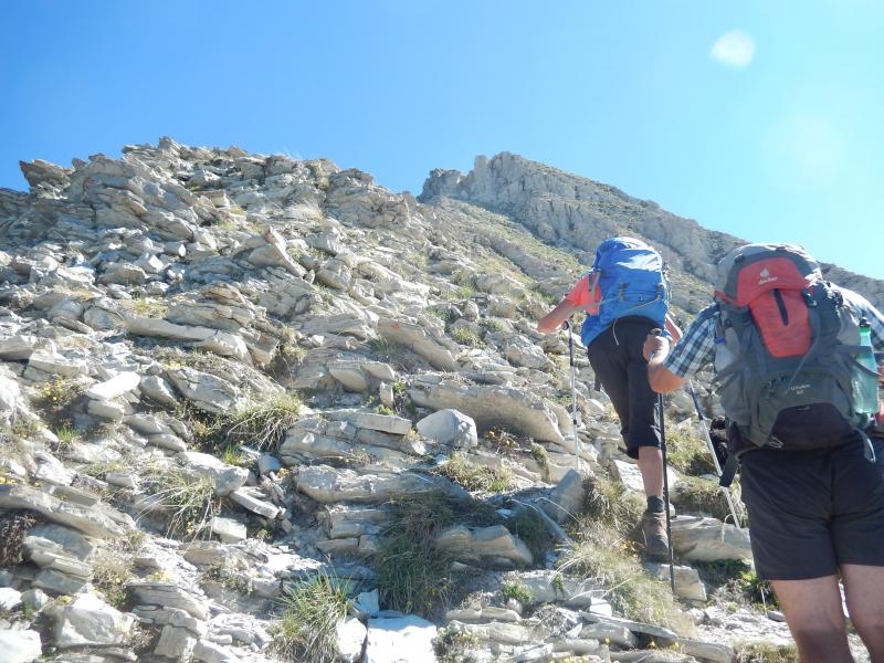 Montée à l'Aiguille