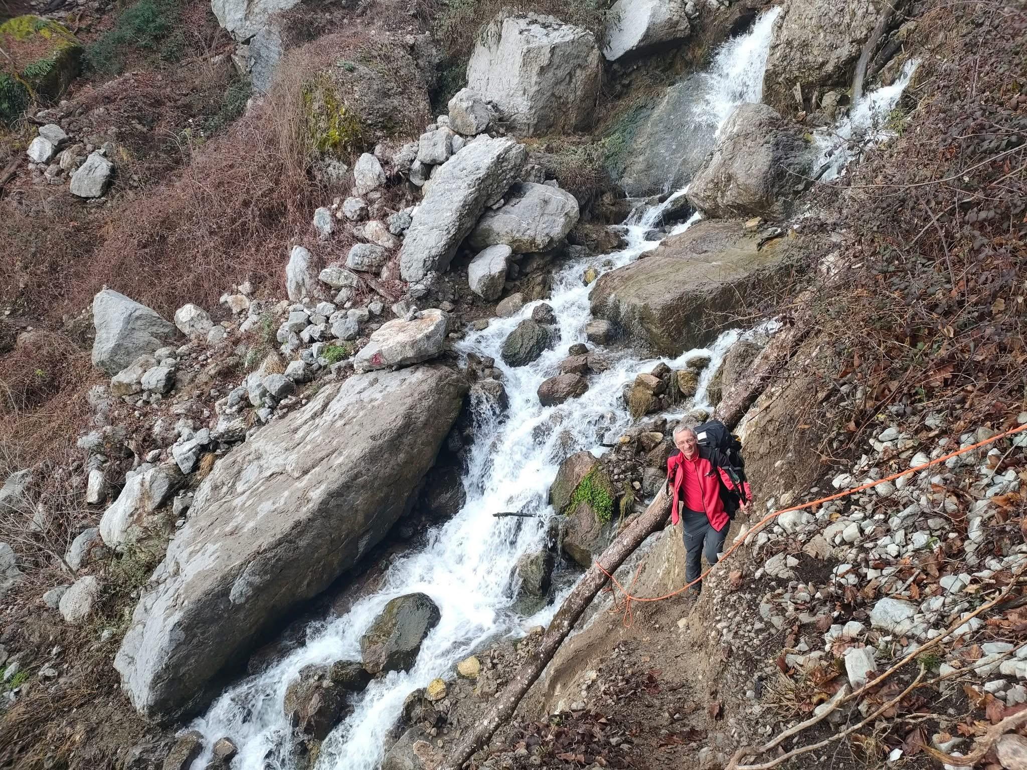 La marche avant le vol !