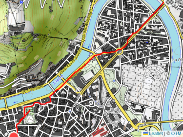 Marche dans l'après-midi