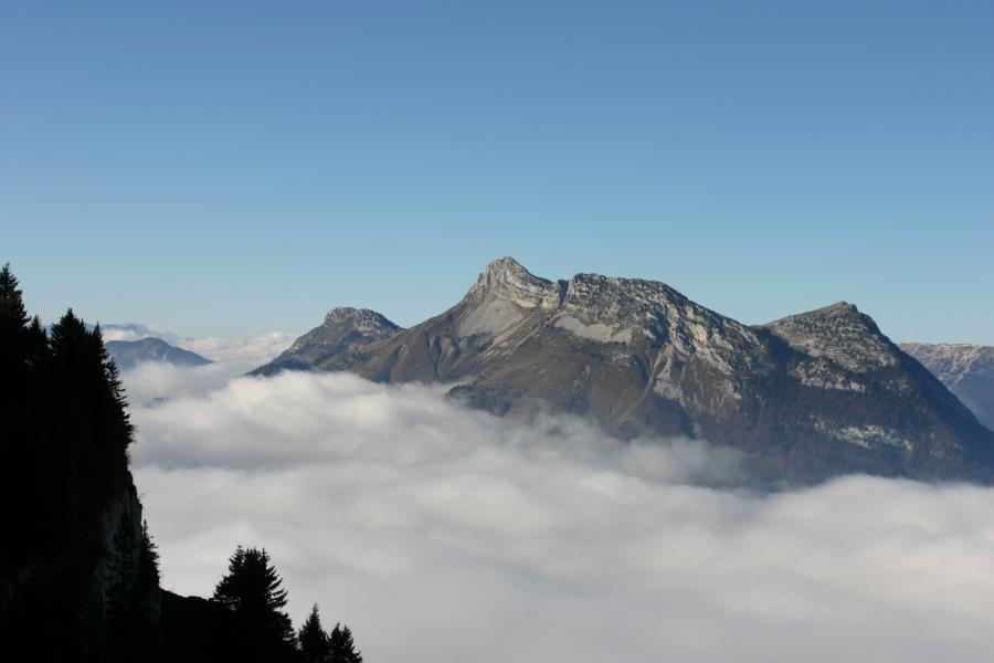 mer de nuage en bauges