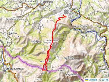 Mondarrain Crêtes Gorospil et re-Mondarrain