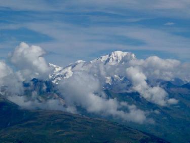 Mont Blanc en fond de dÃ©cor