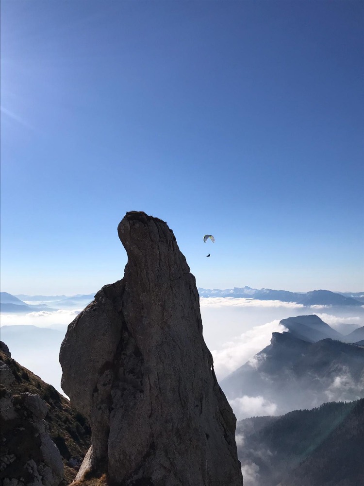 Montée par le Pas de l'Oeil et descente par le Trou du Glas (variante)