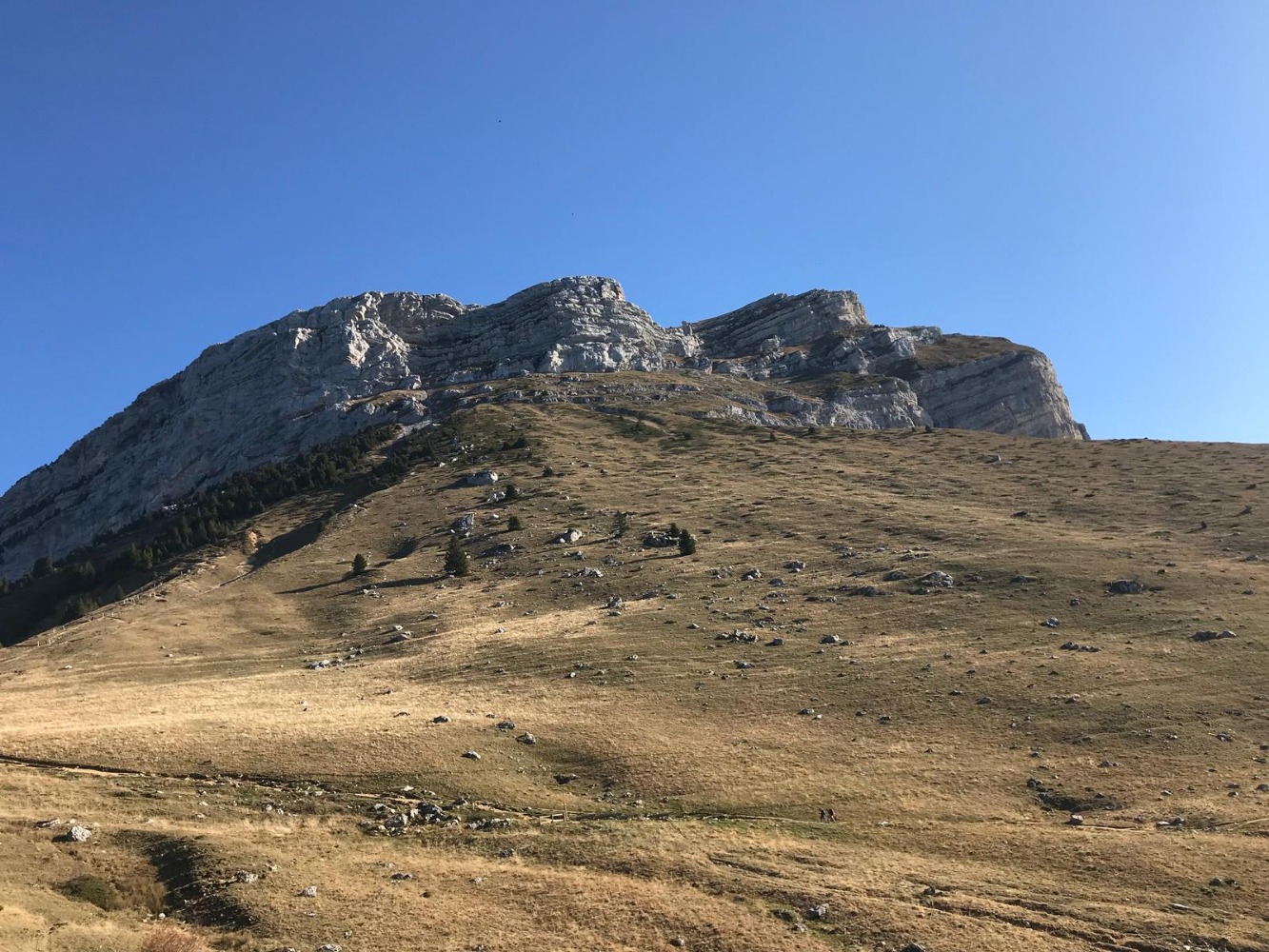 Montée par le Pas de l'Oeil et descente par le Trou du Glas (variante)