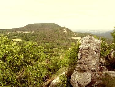 Mont Miaune depuis la tour