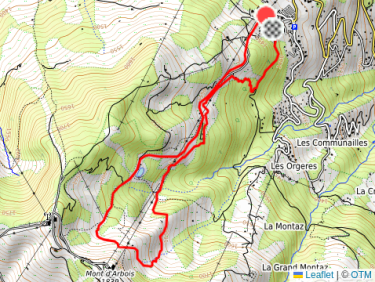 Mont d arbois depuis le bettex