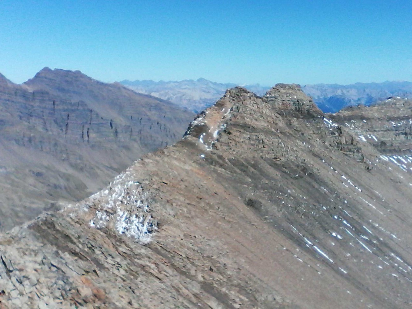 montagne du chapan - queyras au loin