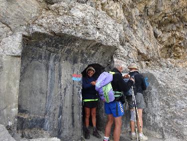 Monte Scaletta : entrÃ©e du tunnel
