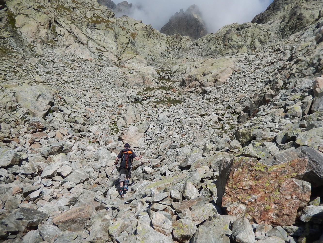 MontÃ©e Ã  l'aiguille des Saffres, vers 2600m