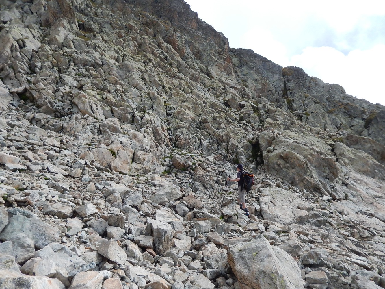 MontÃ©e Ã  l'aiguille des Saffres, vers 2680m