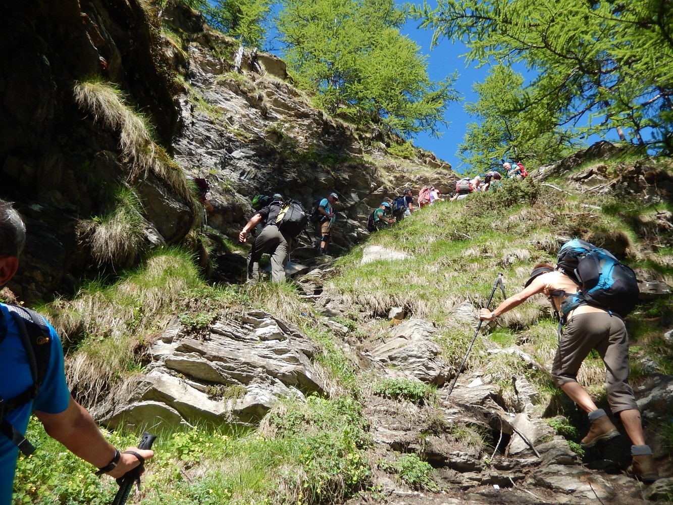 MontÃ©e au lac des Cordes