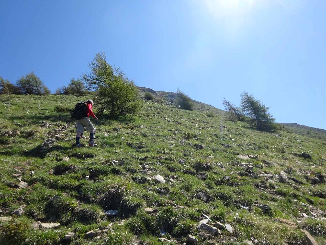 MontÃ©e aux Croix par l'Ã©paule ouest